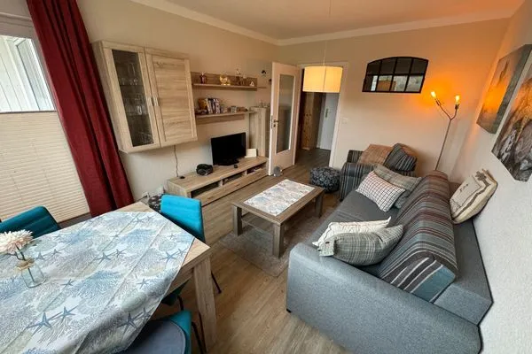 Wohnzimmer Ferienwohnung im Haus Nordland App 36