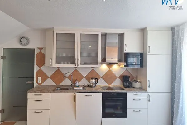 Küche / Küchenzeile Holiday Residenz II Ferienwohnung Borkumer Abendsonne