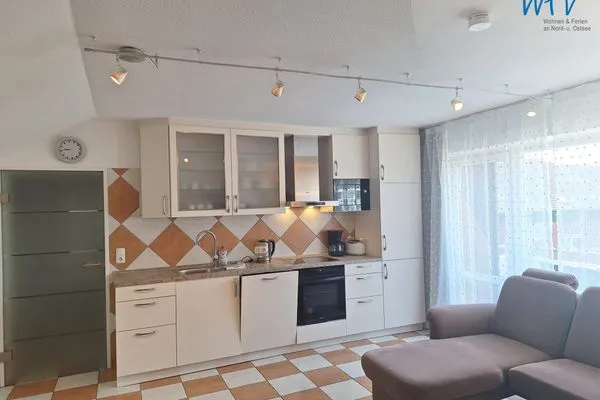 Küche / Küchenzeile Holiday Residenz II Ferienwohnung Borkumer Abendsonne