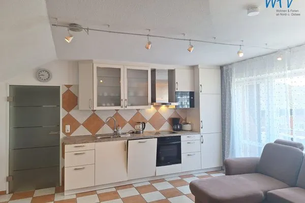 Küche / Küchenzeile Holiday Residenz II Ferienwohnung Borkumer Abendsonne