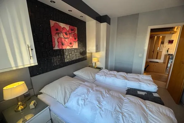 Schlafzimmer Ferienwohnung im Haus Nordland App 44