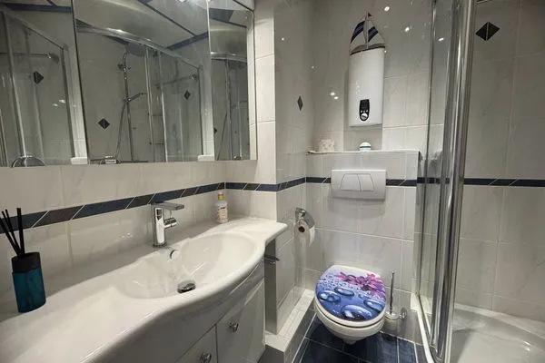 Badezimmer Ferienwohnung im Haus Nordland App 44