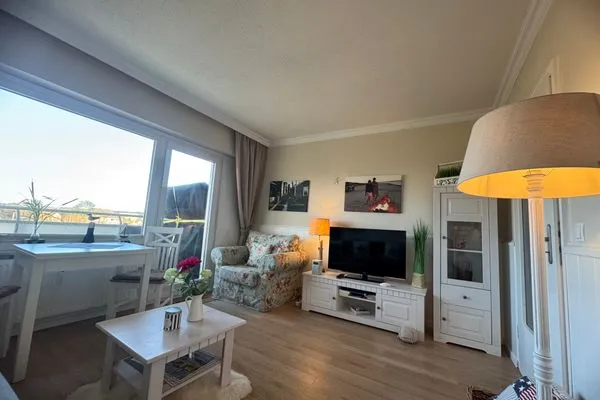 Wohnzimmer Ferienwohnung im Haus Nordland App 46