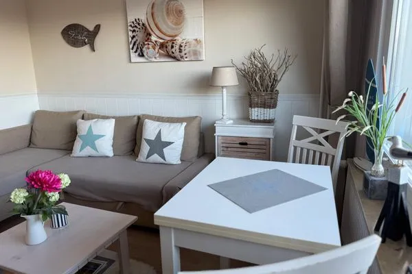 Wohnzimmer Ferienwohnung im Haus Nordland App 46