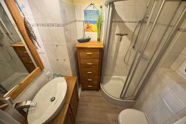 Badezimmer Ferienwohnung im Haus Nordland App 46