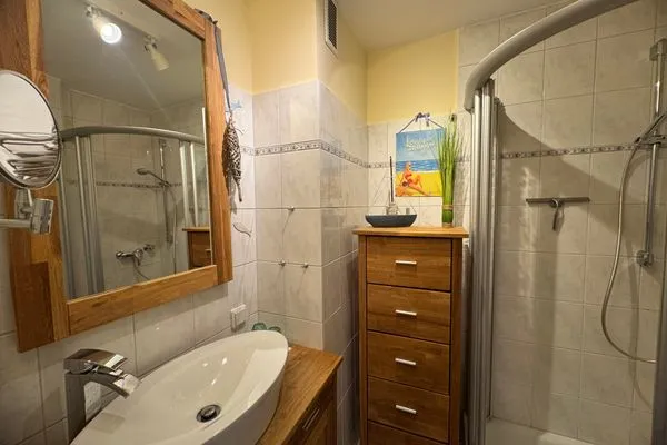 Badezimmer Ferienwohnung im Haus Nordland App 46