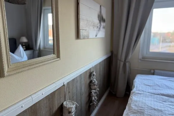 Schlafzimmer Ferienwohnung im Haus Nordland App 46