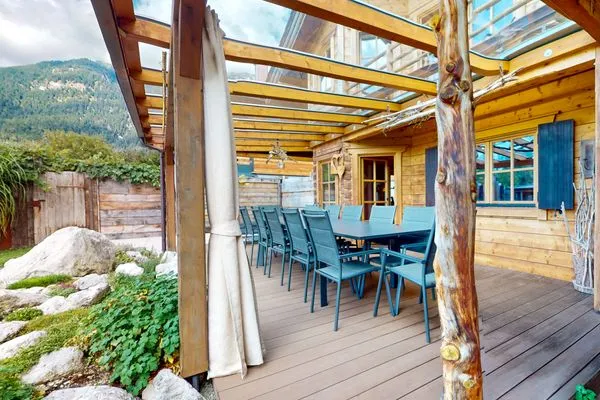 Terrace  Ferienhaus Loisachufer