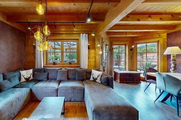 Living room  Ferienhaus Loisachufer