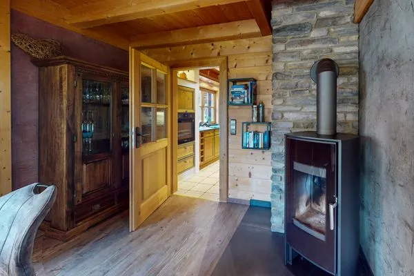 Fireplace  Ferienhaus Loisachufer