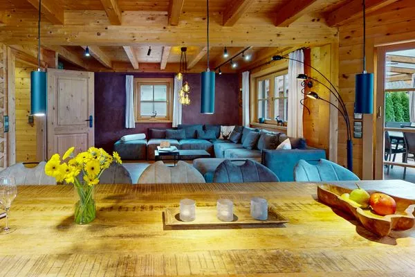 Living room  Ferienhaus Loisachufer