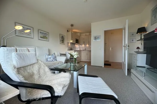 Wohnzimmer Ferienwohnung im Haus Nordland Nordland, App 54