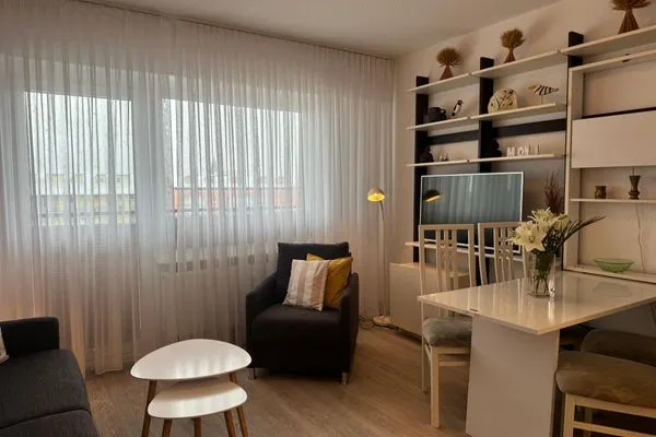 Wohnzimmer Ferienwohnung im Haus Nordland App 78