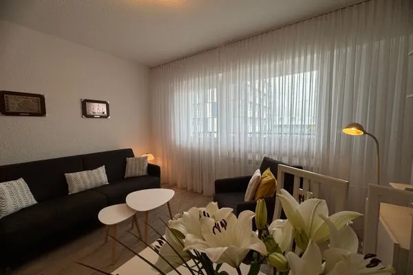 Wohnzimmer Ferienwohnung im Haus Nordland App 78