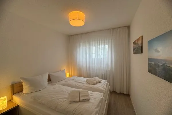 Schlafzimmer Ferienwohnung im Haus Nordland App 78