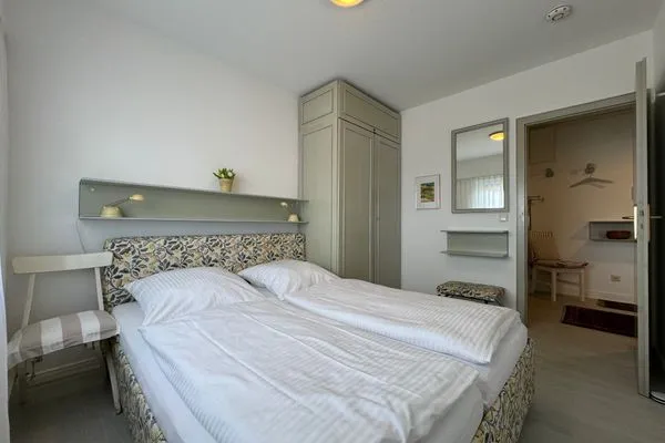 Schlafzimmer Ferienwohnung im Haus Nordland App 95