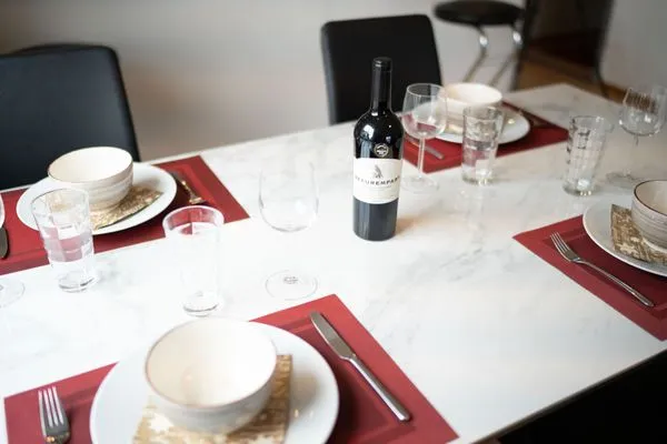 Living room  Apartment Panoramablick