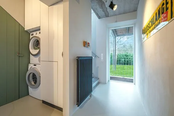 Waschmaschine und Trockner im EG  Haifischsieben