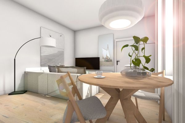  Haus Derk Juist - Wohnung 1 Borkum - Wohnzimmer