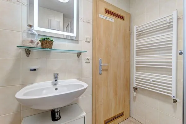 Badezimmer  Ferienhaus Döhner, Whg. 01