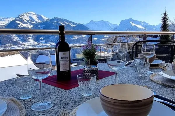 Balcony  Apartment Panoramablick