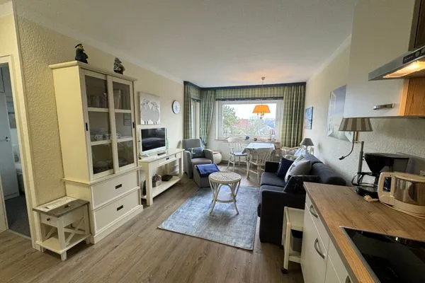 Wohnzimmer Ferienwohnung im Haus Nordland App 61