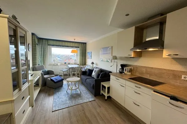 Wohnzimmer Ferienwohnung im Haus Nordland App 61