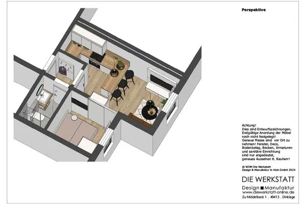 Grundriss Haus am Dorfbrunnen Ferienwohnung Strandfloh
