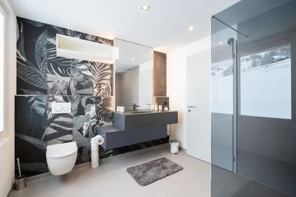 Bathroom  Chalet Lehni mit separatem Apartment