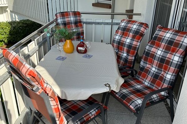  Friedenstraße 5 Wohnung Rotbuche Zingst - Gartenblick