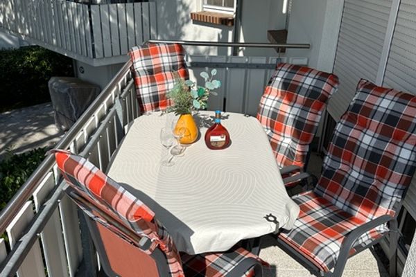  Friedenstraße 5 Wohnung Rotbuche Zingst - Gartenblick