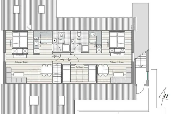 Grundriss Seaside Ferienwohnung 6