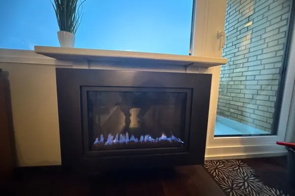 Gaskamin Ferienwohnung Brandenburgerstr. 11 - Dühne16 mit kleinem Meerblick