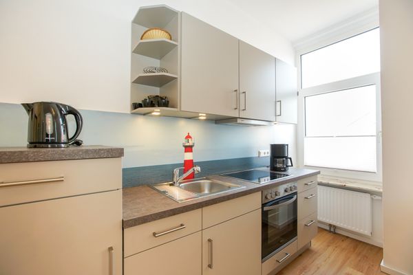  Haus Derk Juist - Wohnung 8 Borkum - Küche / Küchenzeile