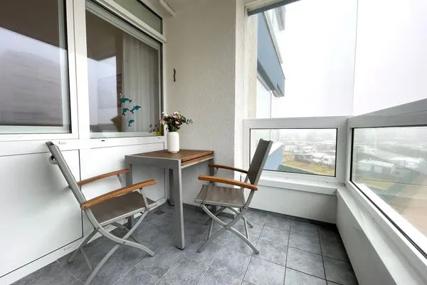 Frische Brise FeWo 03.09 Sahlenburg - Balkon