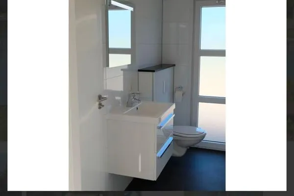  Marina Strandbad Chalet Waterlijn mit Zaun Haus Nr. 91