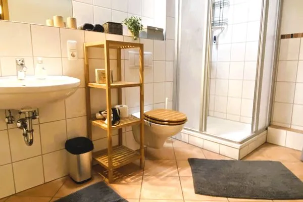 Badezimmer  Schloss Butzbach