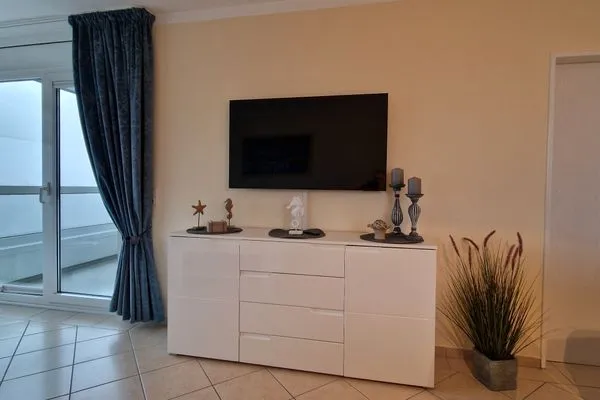 Frische Brise FeWo 04.01 Sahlenburg - Wohnzimmer