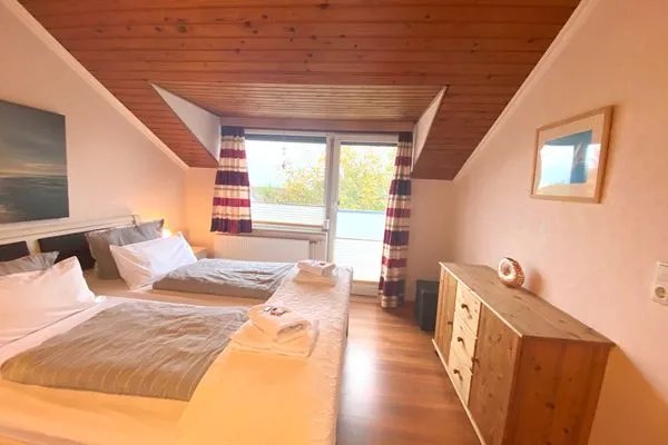 Schlafzimmer Haus am Kurpark Wohnung 24