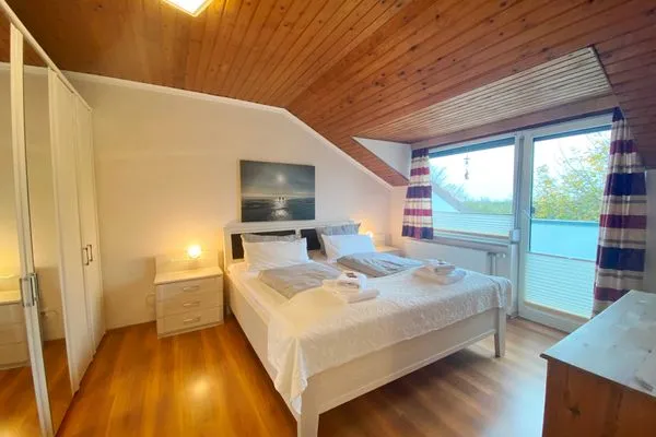 Schlafzimmer Haus am Kurpark Wohnung 24