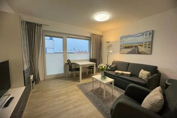 Wohnzimmer Ferienwohnung im Haus Nordland App 80