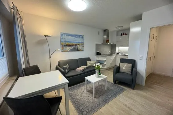 Wohnzimmer Ferienwohnung im Haus Nordland App 80