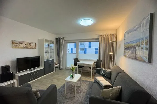 Wohnzimmer Ferienwohnung im Haus Nordland App 80