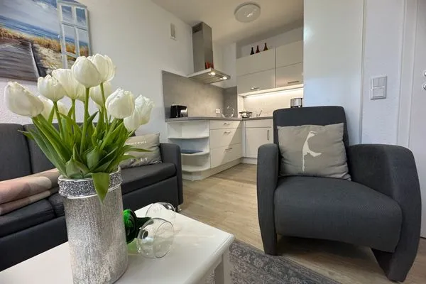 Küche / Küchenzeile Ferienwohnung im Haus Nordland App 80