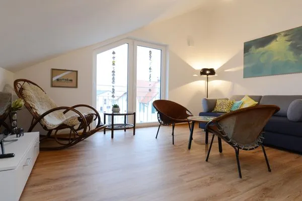 Schlafzimmer  Apartment Bergblick 7/6 OG mit Balkon