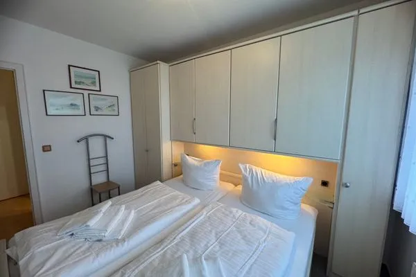 Schlafzimmer Ferienwohnung im Haus Nordland App 75
