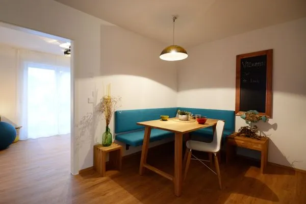 Küche / Küchenzeile  Apartment Gartenblick 7/5 EG mit überdachter Terrasse barrierefrei