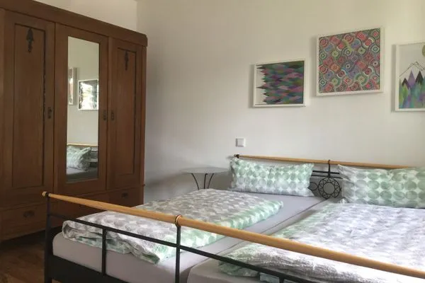Schlafzimmer  Apartment PIANOFORTE 7d mit 2 Terrassen und Maxiküche