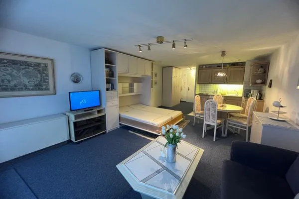 Wohn & Schlafbereich Ferienwohnung im Hanseatenhaus App. 3