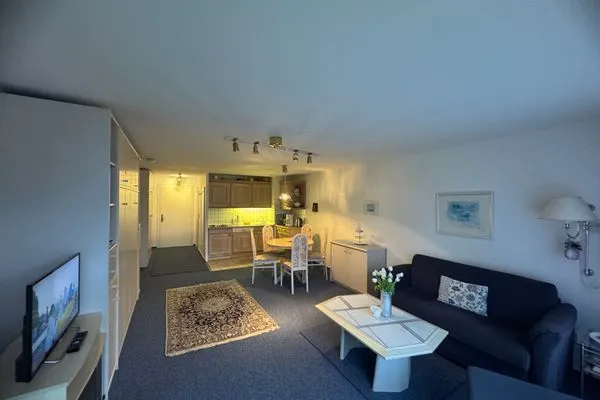Wohnzimmer Ferienwohnung im Hanseatenhaus App. 3